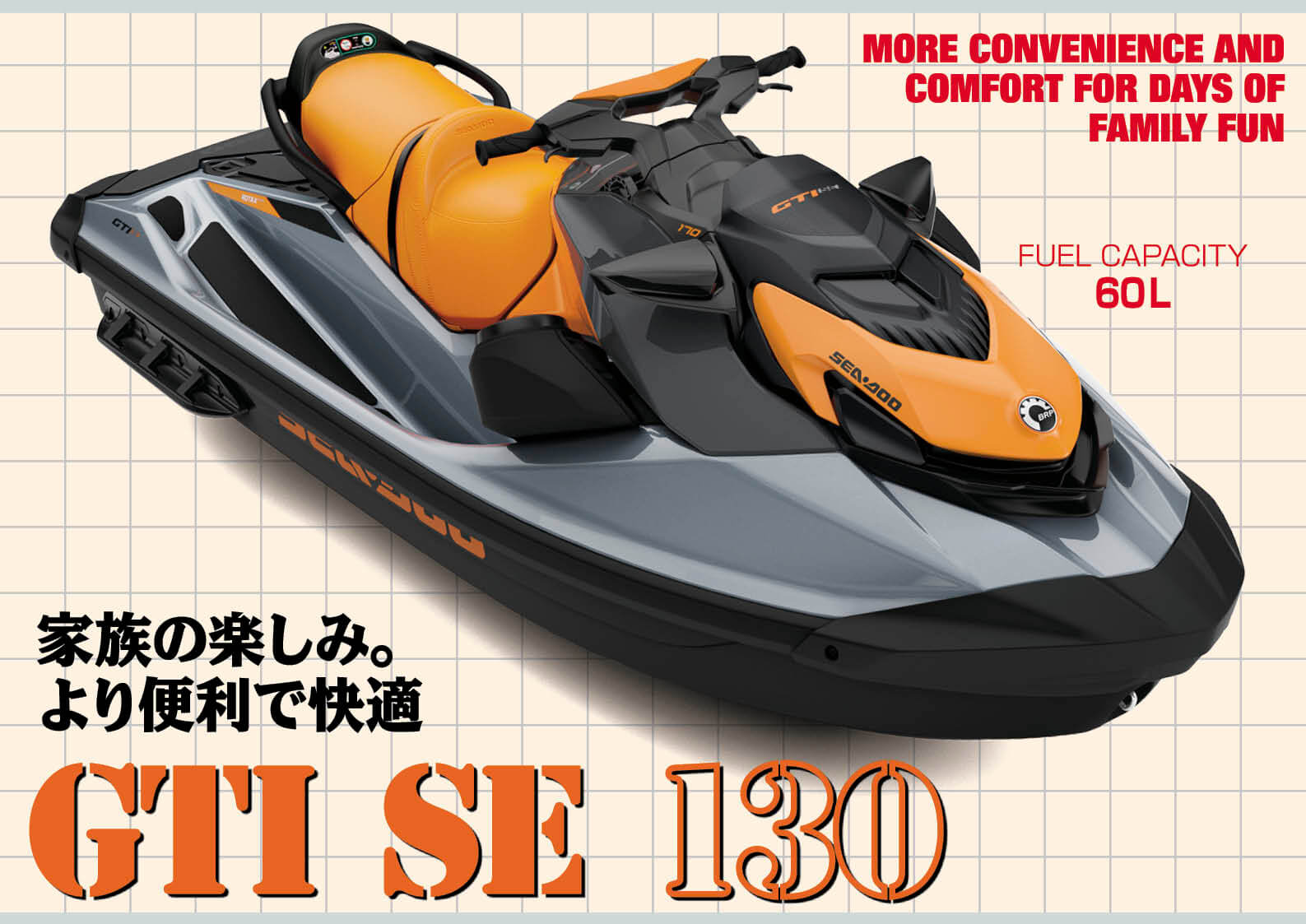 2020 SEA-DOO（シードゥ）ニューモデル 「GTI SE 130」徹底分析